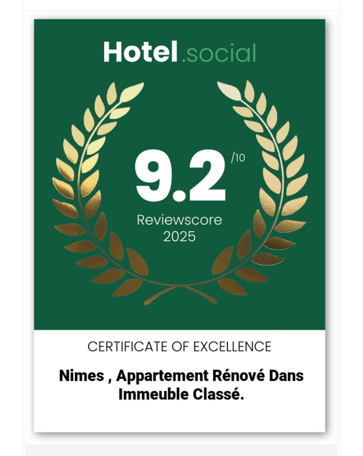 Nimes , Appartement Renove Dans Immeuble Classe. 外观 照片